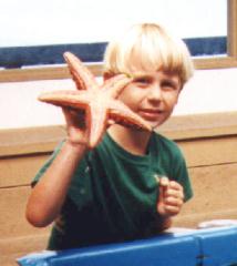 Scott and starfish