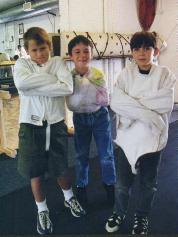 Sean McQueen and another kid and David Vergona