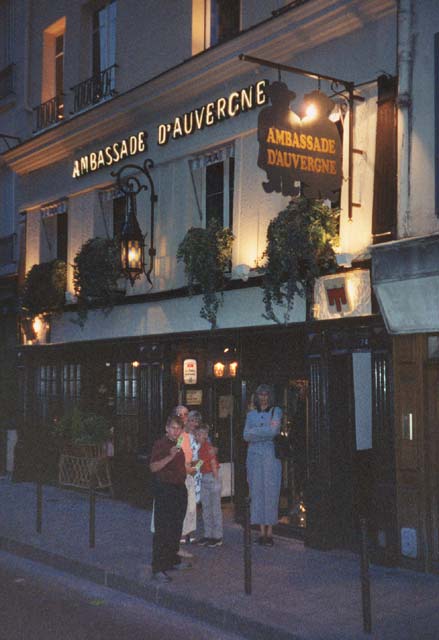 McQueen family at the Ambassade Auvergne in Paris