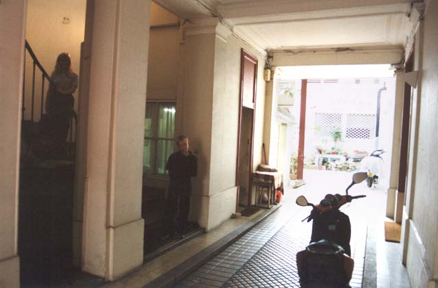 Paris apartment entry