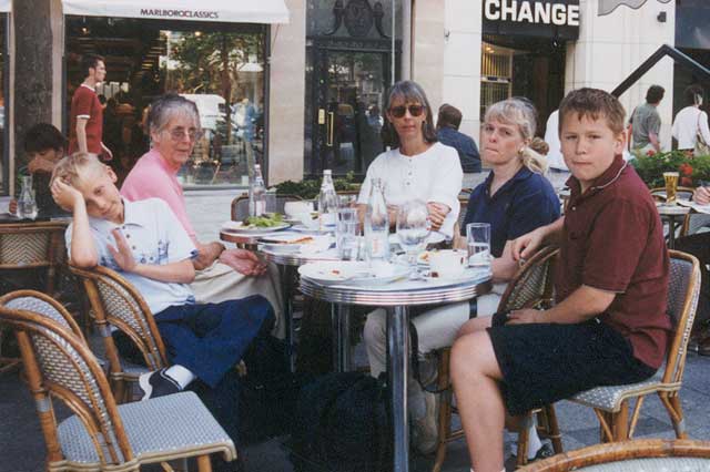 Lunch on the Champs-Elyses