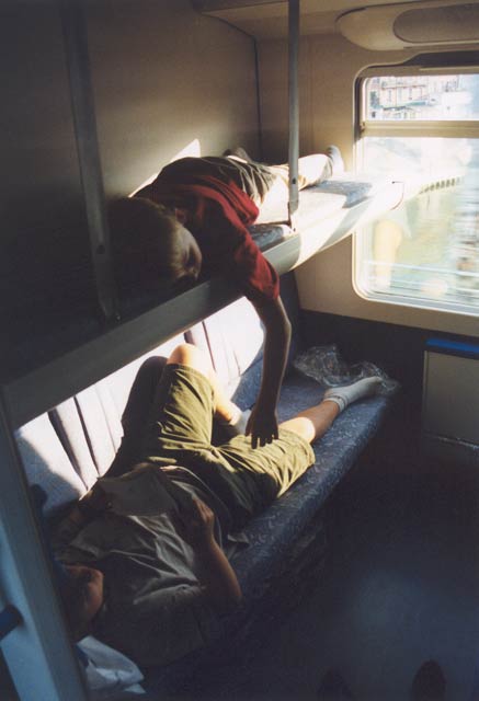 Paris to Venice overnight train -- couchette