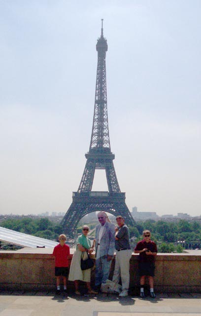 Granpa at the Eiffel Tower