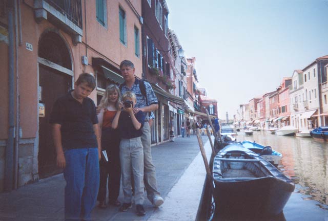 Canal in Murano, Venice, Italy