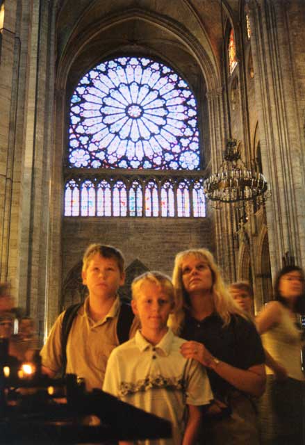 Notre Dame rose window