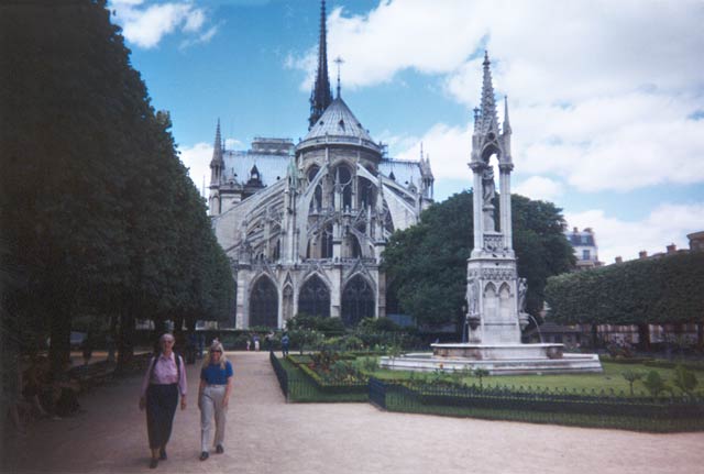 Notre Dame flying buttresses