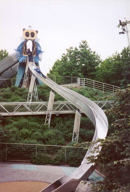 Slide in Park de la Villette