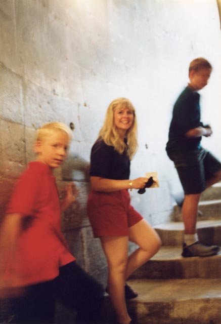 Stairs inside the Leaning Tower of Pisa