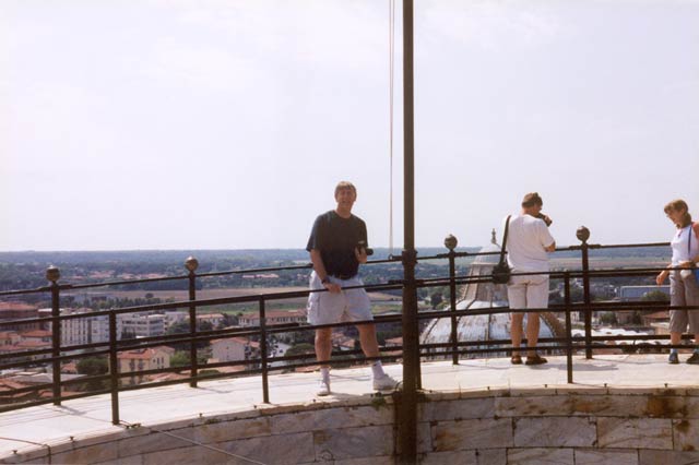 View from the Leaning Tower of Pisa