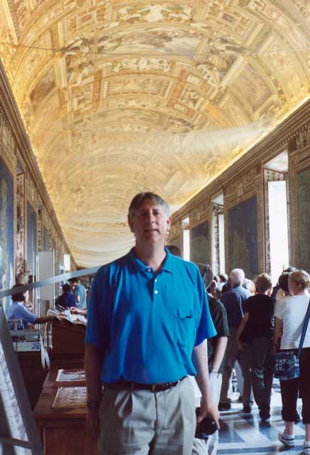 Jim McQueen in the Vatican Museum